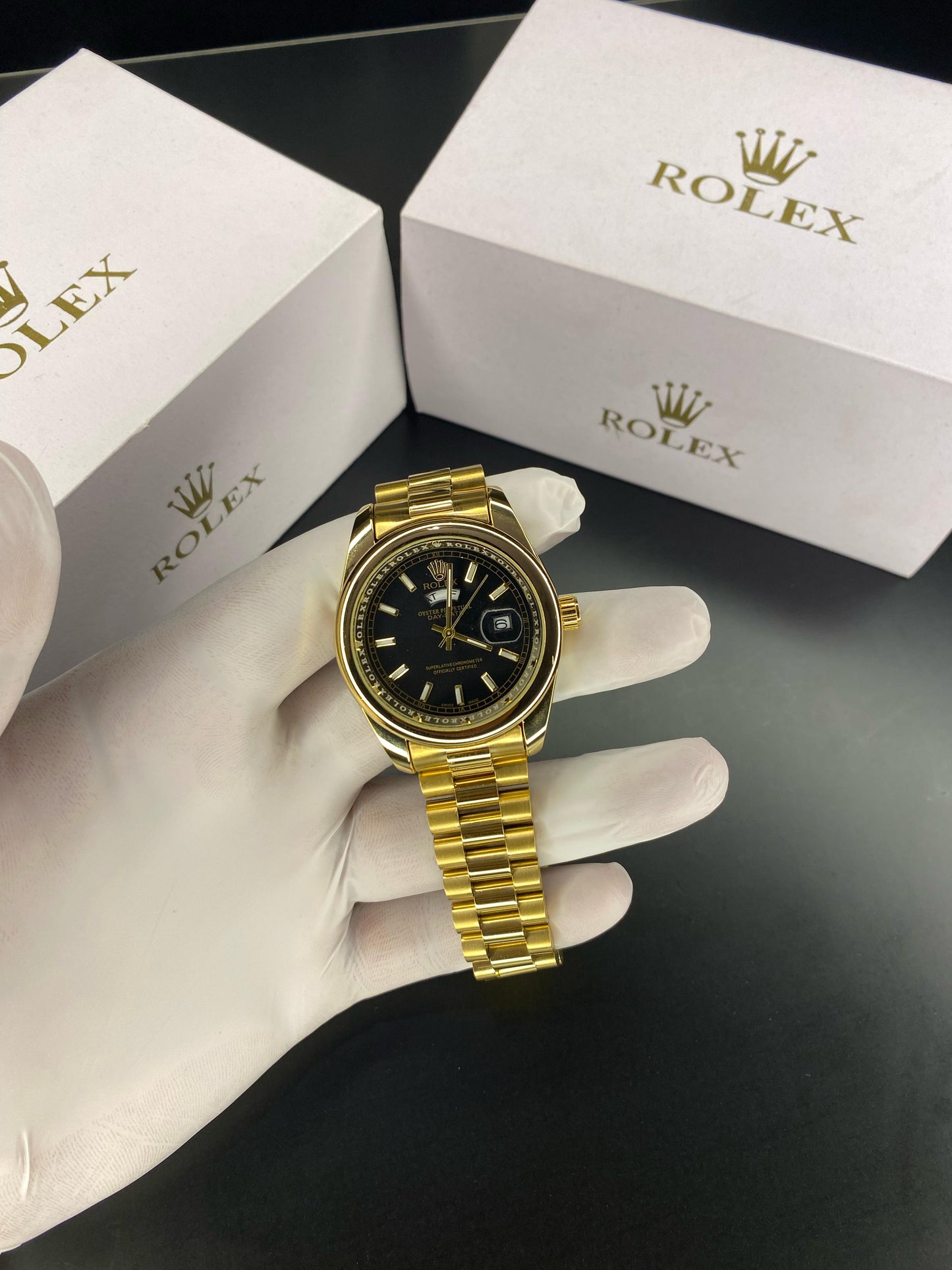 𝐑𝐨𝐥𝐞𝐱 | 𝐆𝐨𝐥𝐝𝐞𝐧 𝐂𝐡𝐚𝐢𝐧